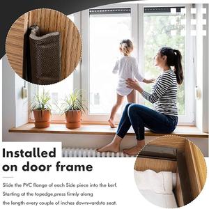 Joint d'étanchéité pour <span class=keywords><strong>porte</strong></span> et fenêtre, bande de protection extérieure en mousse en forme de V, bloqueur de fente pour <span class=keywords><strong>porte</strong></span> de garage, insonorisation domestique - Product Image 5