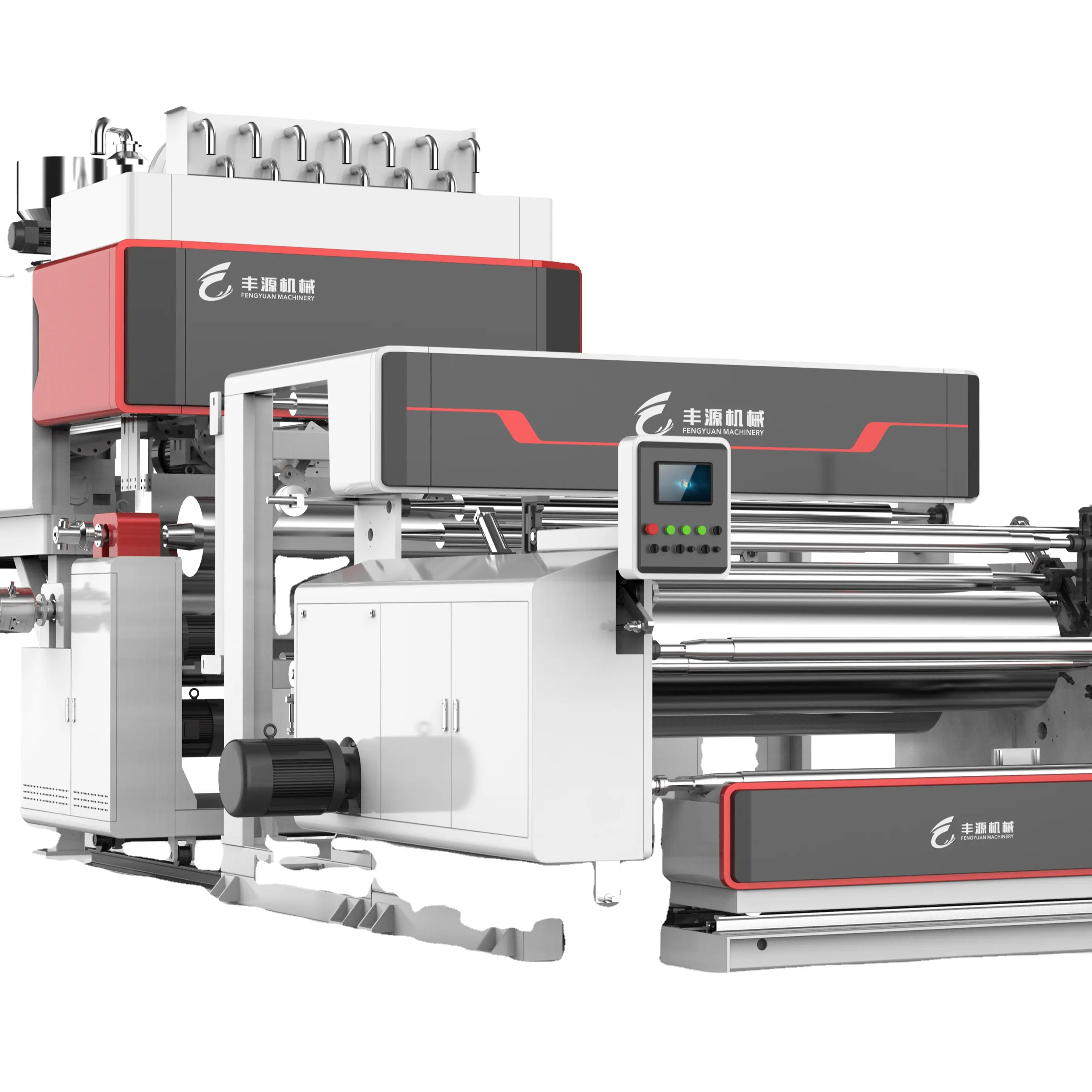 Máquina de fabricación de películas elásticas, línea de producción de películas elásticas de 3 capas