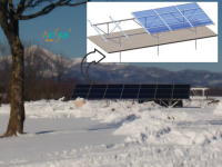 Letrero Artístico |   Fabricante Directo en China, Sistema de Montaje en Suelo para Alta Resistencia al Viento y Nieve, para Proyectos de Energía en Terrenos Nevados, JIS