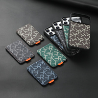 Étui pour iPhone 18 Pro Max compatible avec la recharge sans fil, porte-cartes magnétique, portefeuille, support, simili cuir, 17, 16, 15