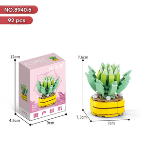 Juego de Bloques de Construcción de Flores, Planta en Maceta con Caja de Regalo, Juego de Ladrillos MOC, Juegos de Bricolaje para Niños, Juguetes Educativos para Niños 8940 - Product Image 6