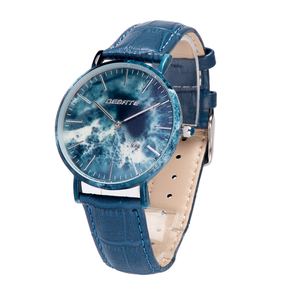 Montres de festival pour hommes à la mode avec boîtier en céramique et bracelet en cuir Montre en métal promotionnelle résistante à l'eau 3ATM - Product Image 5