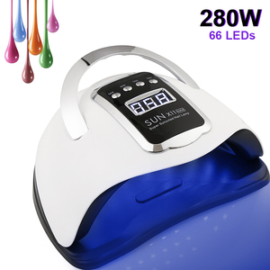 Đèn LED thiết bị gel đánh bóng máy sấy chữa UV LED Nail Đèn mặt trời X11 max 280W 66 móng tay sản phẩm làm đẹp CE ROHS 12 cái oyanail - Product Image 4