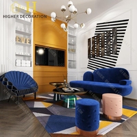 Aménagement intérieur de salon de beauté, décoration complète personnalisée de la pièce, station de manucure, aménagement de vitrine, rénovation de salon de coiffure