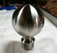 Embout décoratif UNIK en acier inoxydable 304/316 pour tube de main courante, couvercle de tube de balustrade pour balcon et escalier, quincaillerie