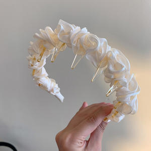 Diadema Antideslizante de Color Sólido con Diseño de Dientes, Diadema Plegable para Mujer - Product Image 6