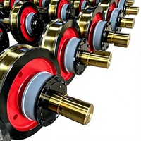 Ensemble de roues de grue forgées industrielles certifiées ISO9001 pour pièces de grue portuaire