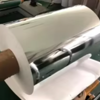 Hojas de Papel Metalizado Plateado de Superficie Lisa Directas de Fábrica para Impresión de Etiquetas de Alta Definición con Tinta de Inyección