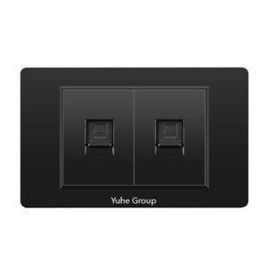 Panel de enchufes de pared para TV por cable, PC industrial, ordenador, satélite, con interruptor - Product Image 3