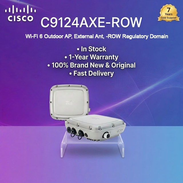 Cisco C9124AXE-ROW Enterprise Wireless Access Point Wi-Fi 6 Outdoor AP