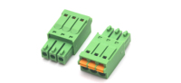 Borniers enfichables YZTECH pas de 3,5 mm, femelles, en bronze phosphoreux vert, 300 V 8 A 1*3P