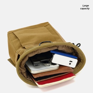 Outdoor MOLLE Tactical Dump Pouch Waterproof Oxford Utility Belt Waist Bag Drawstring Accessory Pouch Wholesale - Product Image 3
