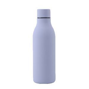 Wholesale 550Ml Double-Wall Stainless Steel Vacuum Flask Rubberized Mouth Customized Logo <b>Small</b> Thermos Water <b>Bottle</b> - Product Image 3