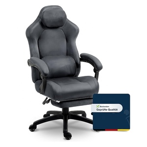 Chaise de jeu allemande avec mécanisme de synchronisation et d'inclinaison, massage, gravité zéro, inclinable, base en nylon robuste pour jusqu'à 300 livres - Product Image 5
