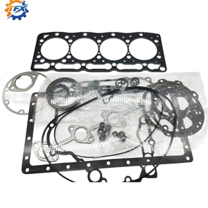 ชุดปะเก็นเครื่องยนต์ดีเซลแบบ V1505ชุดยกเครื่องเครื่องขุด KX71-3S KX71-3 - Product Image 1