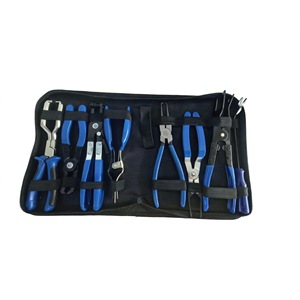 Automotive <b>Repair</b> Pliers 8 Piece Set High Carbon Steel Soft Case <b>Car</b> Maintenance Tool Kit - Product Image 2