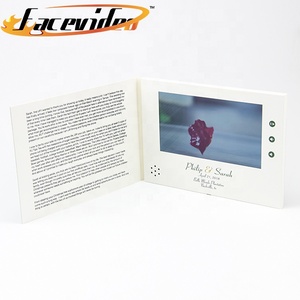 Romotive-tarjetas de invitación de felicitación con impresión personalizada, folleto digital LCD de 7 pulgadas para publicidad de bodas en vídeo - Product Image 3