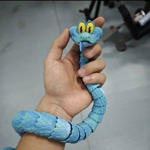 Juguete de Serpiente de Plástico Impreso en 3D, Articulado y Realista, Modelo Animal, Regalo, Accesorio, Garou para Niños - Product Image 2