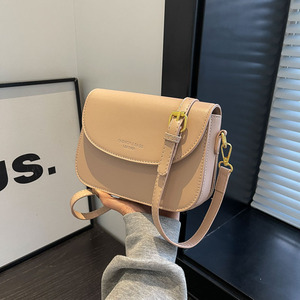 2025 Pu mode couleur unie <span class=keywords><strong>sac</strong></span> pour femmes nouveau Style fermeture éclair dames sacs de messager Simple Preppy Style <span class=keywords><strong>sac</strong></span> à bandoulière pour les filles - Product Image 5
