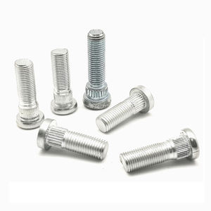 مسامير عجلة مطلية بالكروم من Wheelsky, صواميل بعروات سداسية - Product Image 1