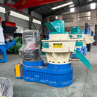 Moulin à granulés de bois automatique pour la biomasse de sciure de bois à moteur diesel ligne complète machine de fabrication de granulés de bois à filière plate