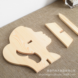Wooden Eyewear Display Rack 2 Slots Handmade <b>Desktop</b> <b>Stand</b> For Sunglasses And Glasses - Product Image 4