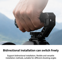 Adaptateurs universels pour montage sur griffe froide SmallRig Video Rig 3, poignée supérieure, broches de localisation 1/4 et 3/8, poignée ARRI pour cage de caméra DSLR