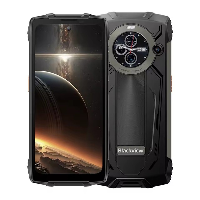 Blackview BV8200 Rugged Phone 6.5" 2.4K 120Hz Display MTK Helio G100 Smartphone 12GB 256GB 45W Charger CellPhone Android 14 NFC