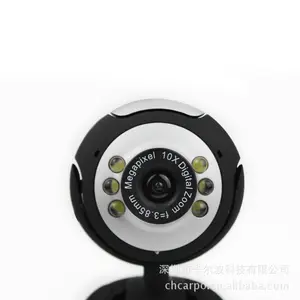 480P Night Vision 6 Lights Auto Focus Computer Camera Microphone USB Camera Drive Free Webcam Live Video Online Course Office