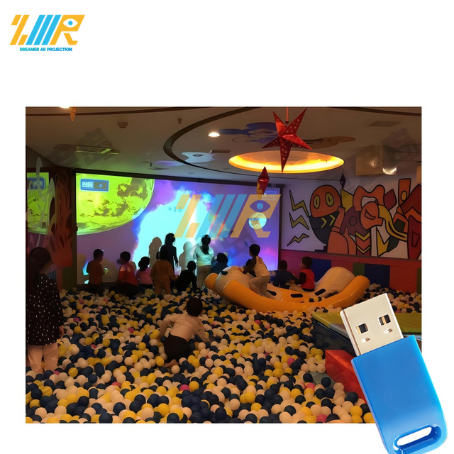 Ball Smashing Game System Plug and Play Interactive Ball Game Projection Software for Family Entertainment Center