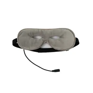 Heated Eye Mask With Holes Soft Fabric Hot Eye Compress With 3 Heat Settings For Reducing Pressure Promotes Deeper Relaxation