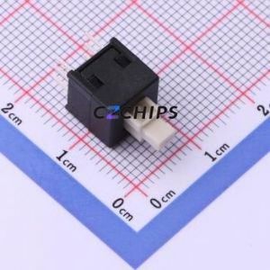 PB-22E85PA-N-5.7A-E-W Push Button Switch Through hole Component (THT) Switch 300mA 12V 2.5N 100000 - Product Image 1