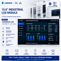 Modul LCD Innolux 15.6 Inci 1920*1080 FHD LVDS-40 Pin 450 Nits G156HCE-L01 Layar TFT Industri untuk Sistem Distribusi Daya