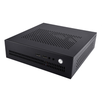 Boîtier de bureau portable ITX Mini boîtier d'ordinateur Mini-ITX boîtier HTPC PC châssis de bureau