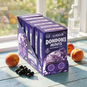 70g Blackcurrant Flavored Sugar-Free Hard Candy Fruit <strong>Mints</strong> Tower Tin Refreshing Breath <strong>Mints</strong> in Box Packaging - Product Image 4