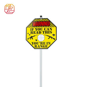 <span class=keywords><strong>Panneau</strong></span> d'avertissement <span class=keywords><strong>Danger</strong></span> Ahead avec marqueur de cour en H, pour utilisation dans les domaines récréatifs - Product Image 2