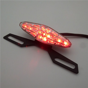 Feux de moto, lumières LED pour motos, feu arrière LED avec support pour feux de freinage et de circulation de moto - Product Image 3