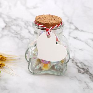 Custom Blank Kraft Paper Heart <b>Tags</b> for Valentine's Day, <b>Wedding</b> Gift Label, Party <b>Favor</b> Decorations Supplies - Product Image 4