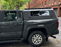 Coque de camping-car en alliage d'aluminium avec porte-bagages de toit robuste, compatible avec Toyota Tundra 2022-2024 Double Cab 6,5 pieds, revêtement personnalisé