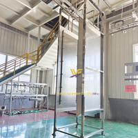 Machine de lavage haute pression pour moutons, corps en acier inoxydable de qualité alimentaire, pour ligne complète d'abattage de moutons, travaux de nettoyage d'abattoir