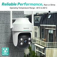 Caméra extérieure Pan/Tilt Botslab Pro W312 2.7K 8MP CMOS avec stockage Cloud/NVR/carte mémoire et suivi IA