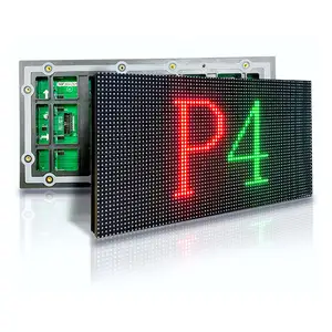 Matrice Led RGB étanche P4 80x40, pas de 4mm, 1/10 Scan, étanche, P4mm smd221, panneau de Module Led pour l'extérieur IP65