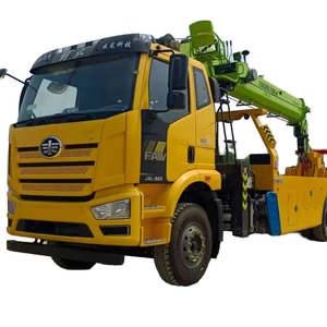 رافعة شاحنة مستعملة 6x4 CDW HOWO 16m ذراع تلسكوبي سعة 14 طن بناء عالي الكفاءة ونقل البضائع - Product Image 1