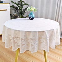 Direct usine, nappe florale en plastique, style moderne et épuré, imperméable, anti-poussière, résistante à la chaleur et à l'huile, luxe discret pour la maison