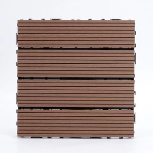 Diseño moderno WPC impermeable al aire libre cubierta de azulejos cuadrados de madera plástico compuesto cubierta piso para jardín sala de estar Baño - Product Image 6