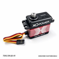 Servomoteurs à vendre XQ-POWER XQ-BLS8175D 75kg Servomoteur numérique sans balais étanche avec engrenage en acier inoxydable 8.4V pour RC tout-terrain