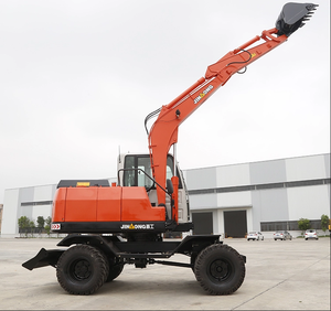 Escavatore gommato benna EVANGEL 0.3cbm JGM9075LN-8 mini escavatore gommato agricolo in vendita - Product Image 4