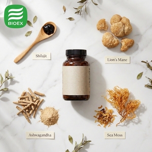 Cápsulas <span class=keywords><strong>de</strong></span> <span class=keywords><strong>Ashwagandha</strong></span> KSM-66 Orgánicas Veganas con Certificación GMP, Adaptógeno para el Alivio del Estrés, Marca Privada OEM - Product Image 2