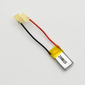 GEB Batterie ultra-mince personnalisée de 2mm au lithium-ion 020815 3.7v 9mah Li-ion polymère rechargeable pour montre intelligente - Product Image 1