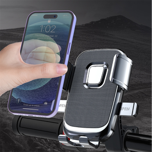 Soporte Universal para Teléfono de Motocicleta con Rotación de 360 Grados °   Soporte de Teléfono para Bicicleta con Agarre de Silicona Antivibración y Rotación para Manillar - Product Image 4